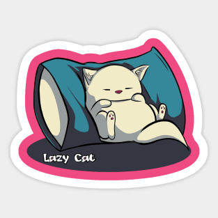 Lazy Cat (Sleepy) Sticker